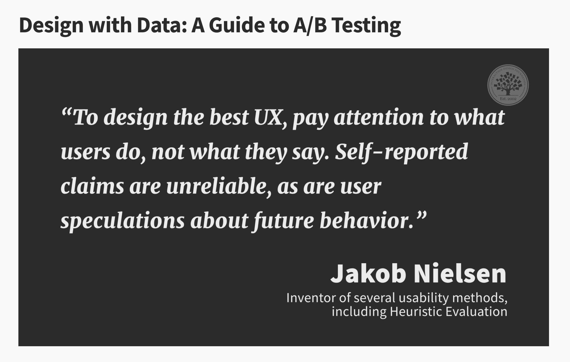 Attending in Webinar. Design with Data: A Guide to A/B Testing Attending in Webinar. Design with Data: A Guide to A/B Testing