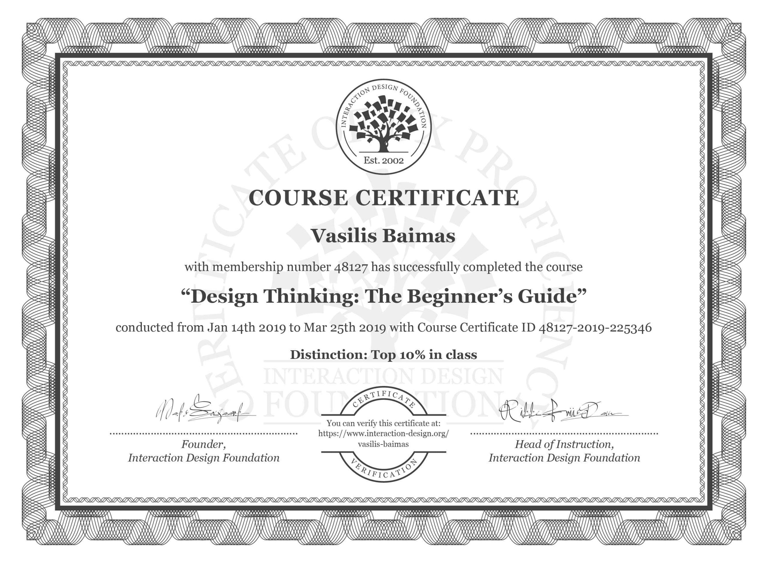 The Certification Of Design Thinking, The beginner's Guide The Certification Of Design Thinking, The beginner's Guide
