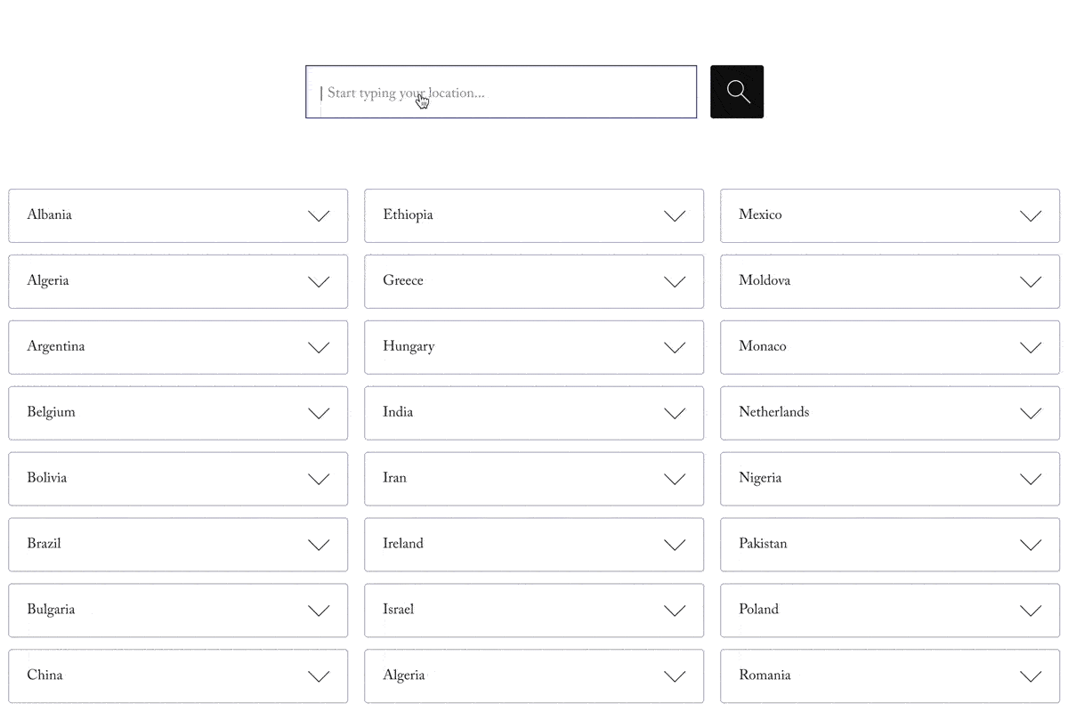 The second approach of the port page